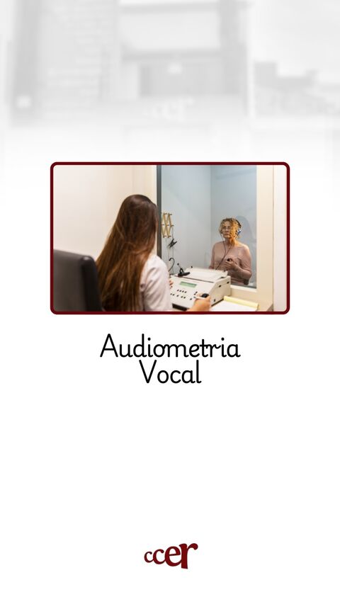 Audiometria Vocal — CCER Anápolis