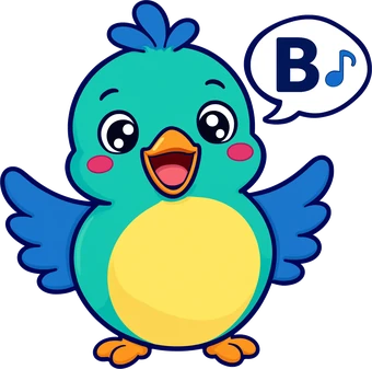 Balbuu, o mascote do app